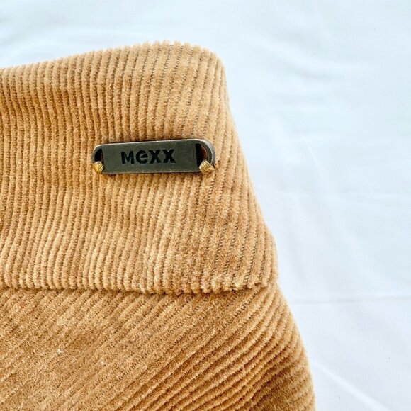 Mexx Women Corduroy Camel Tan Knee Length Skirt Size 10 - Picture 5 of 13